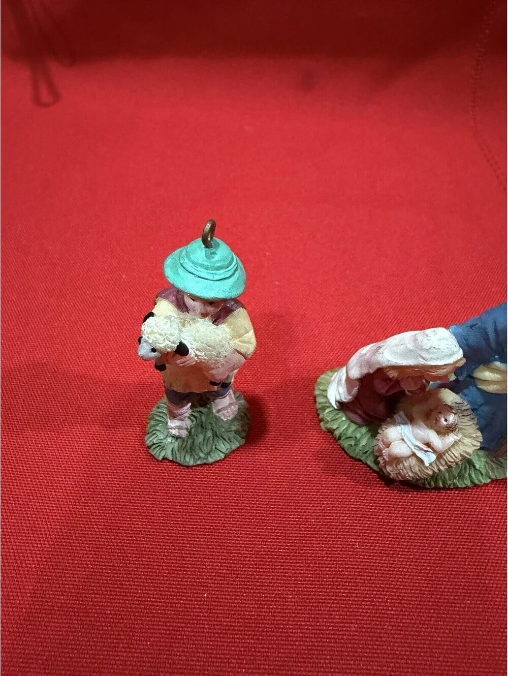 3 Miniature Nativity Figurines  – Mary, Joseph, Jesus, 3 Wise Men, Shepard